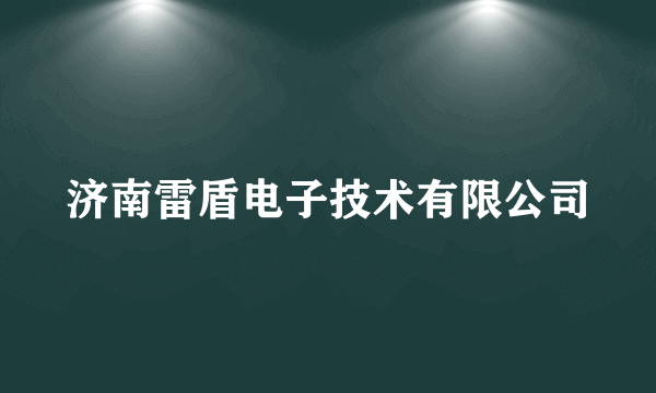 济南雷盾电子技术有限公司