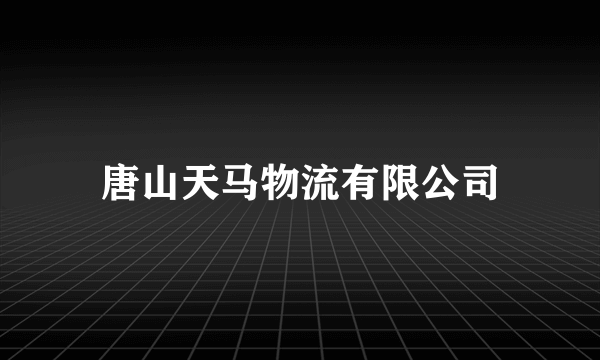 唐山天马物流有限公司