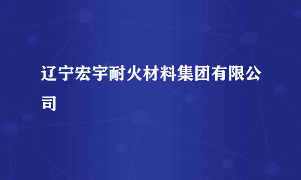 辽宁宏宇耐火材料集团有限公司