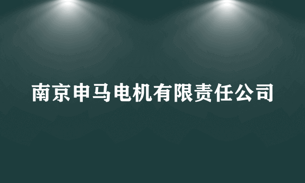 南京申马电机有限责任公司