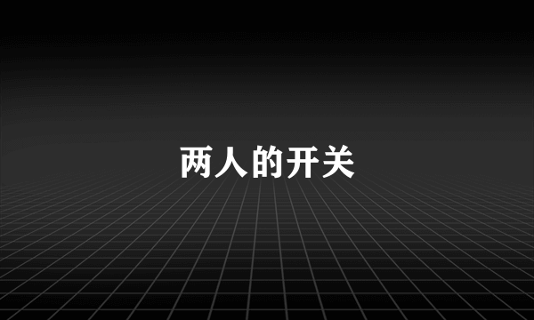 两人的开关