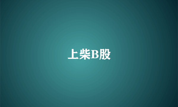 上柴B股