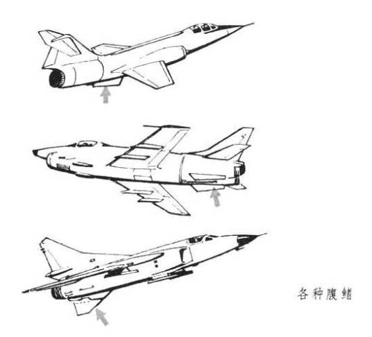 飞机腹鳍