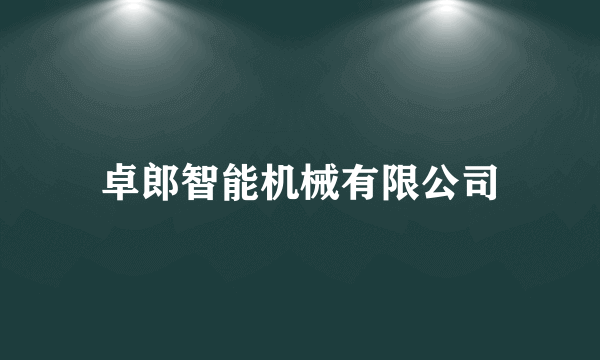 卓郎智能机械有限公司