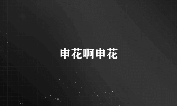 申花啊申花