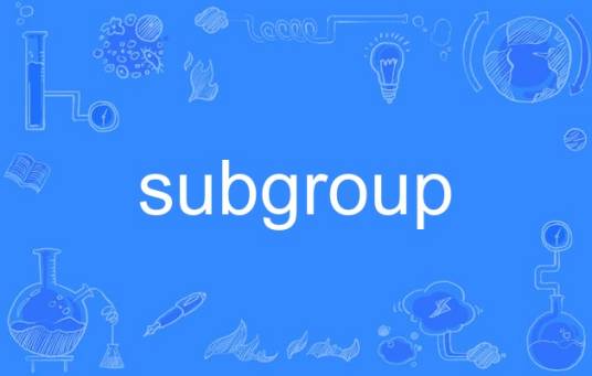 subgroup