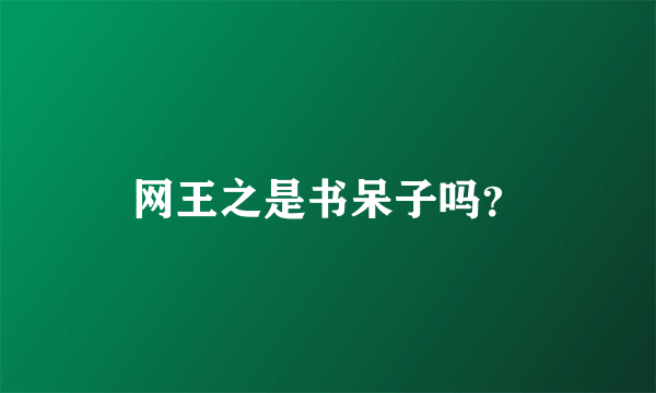 网王之是书呆子吗？