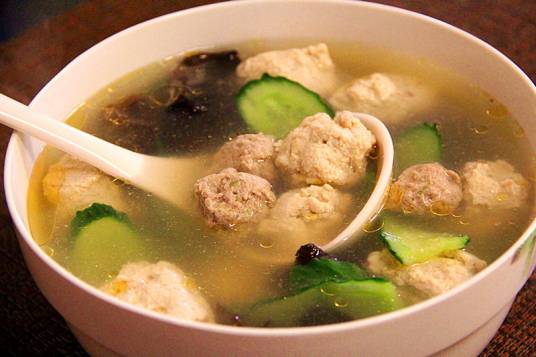 豆腐肉圆汤