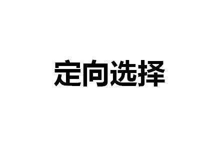 定向选择