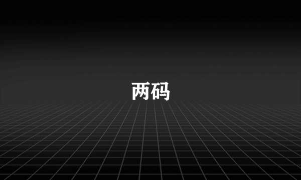 两码
