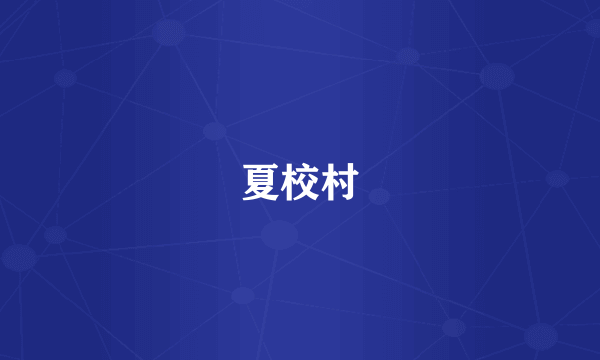 夏校村