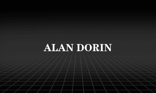 ALAN DORIN