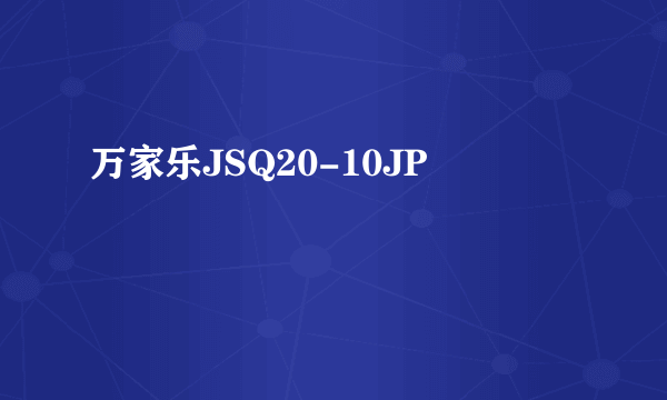 万家乐JSQ20-10JP