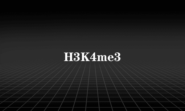H3K4me3
