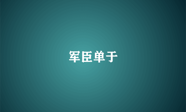 军臣单于