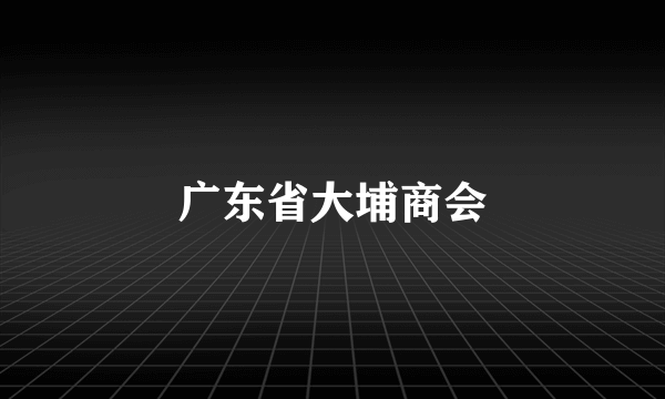 广东省大埔商会