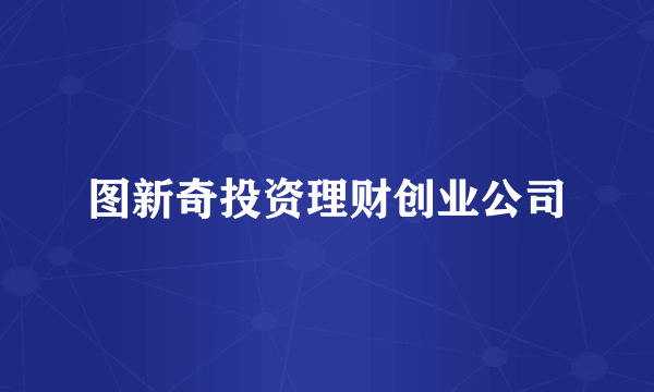 图新奇投资理财创业公司