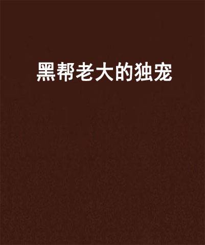 黑帮老大的独宠