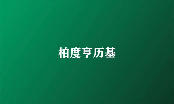 柏度亨历基