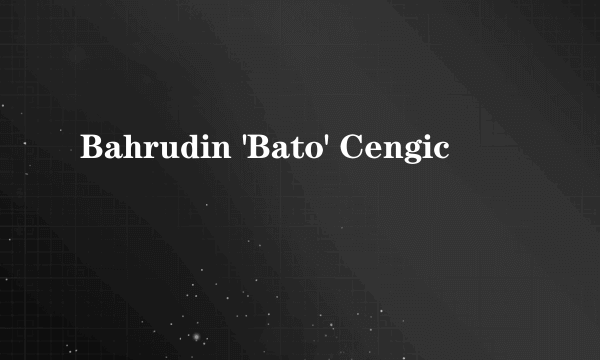 Bahrudin 'Bato' Cengic