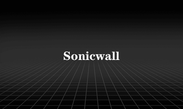 Sonicwall