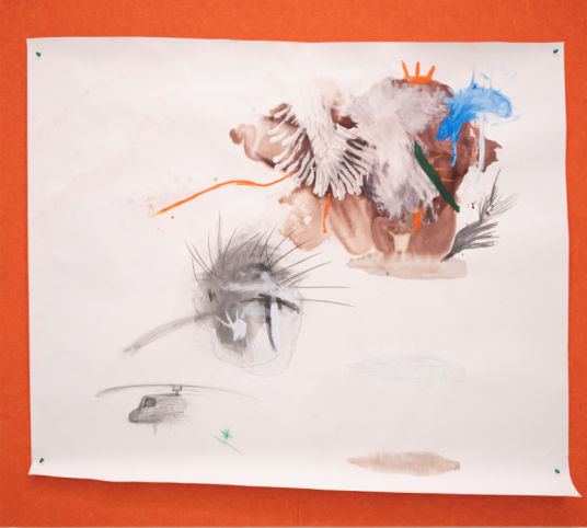 路边野餐（刘家冬绘画作品）