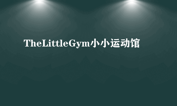 TheLittleGym小小运动馆