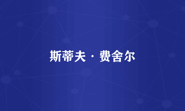 斯蒂夫·费舍尔