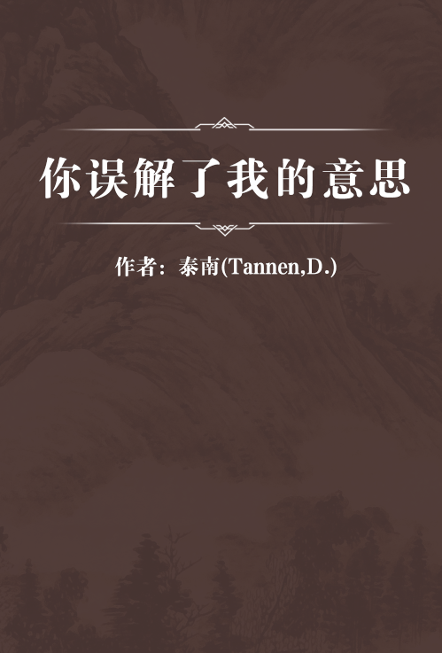 你误解了我的意思
