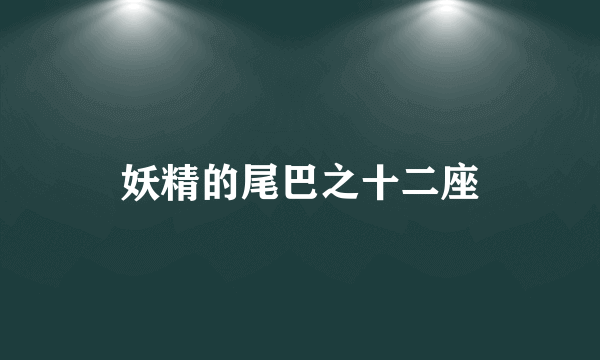妖精的尾巴之十二座