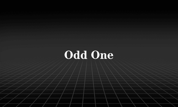 Odd One