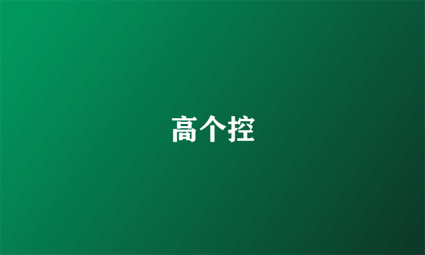 高个控