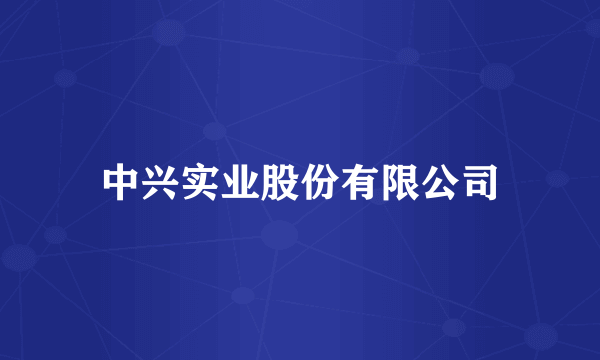 中兴实业股份有限公司