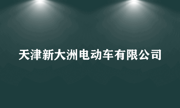 天津新大洲电动车有限公司