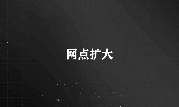 网点扩大