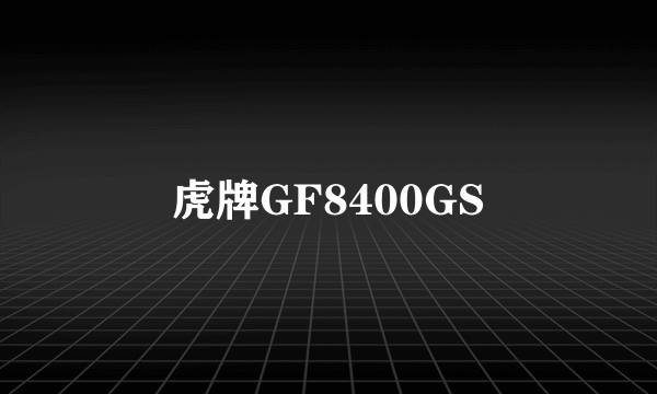 虎牌GF8400GS