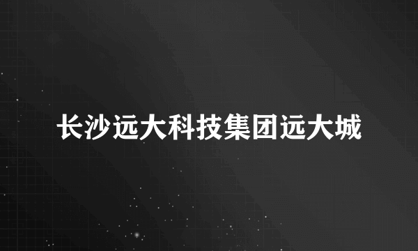 长沙远大科技集团远大城