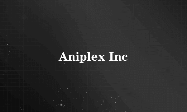 Aniplex Inc