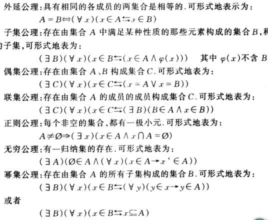集合论公理系统
