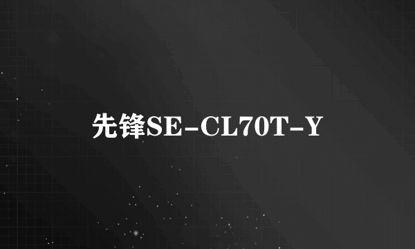 先锋SE-CL70T-Y