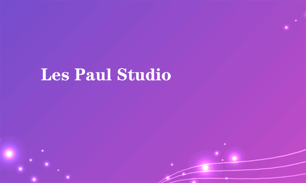 Les Paul Studio