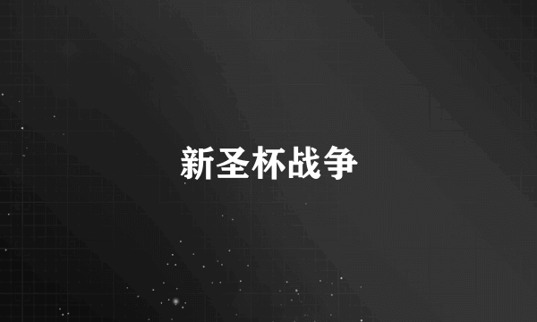 新圣杯战争