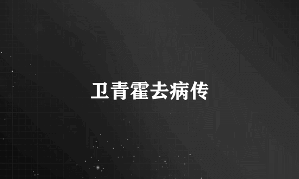 卫青霍去病传