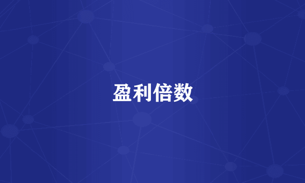 盈利倍数