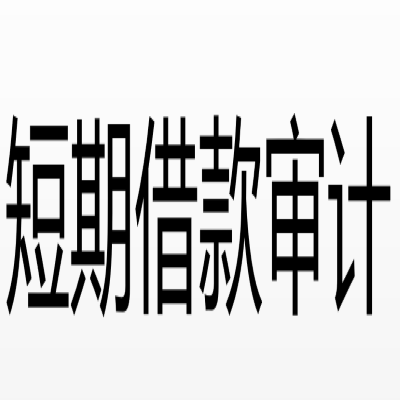 短期借款审计