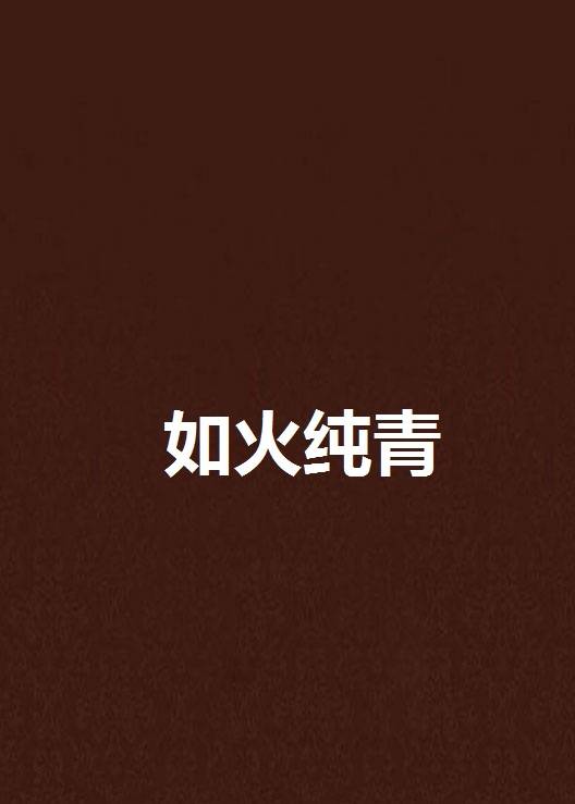 如火纯青（柿子春秋创作的网络小说）