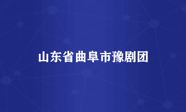 山东省曲阜市豫剧团