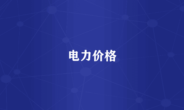 电力价格