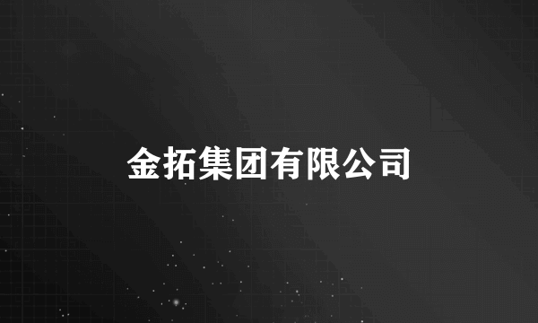 金拓集团有限公司