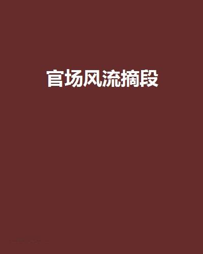 官场风流摘段